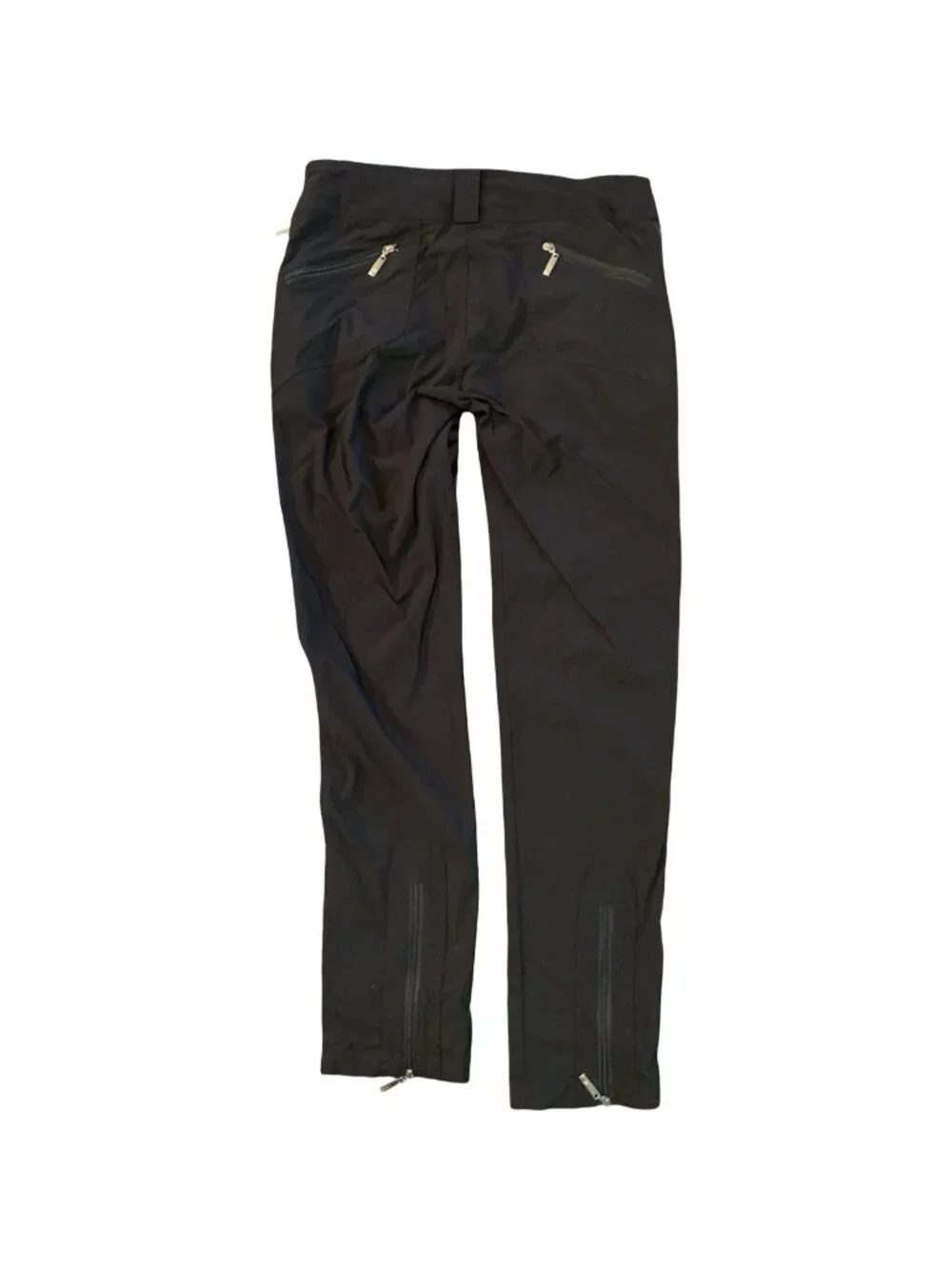 Anatomie Italian Travel Susan Pants Womens S Black Zip Hem Skinny Ankle Trousers